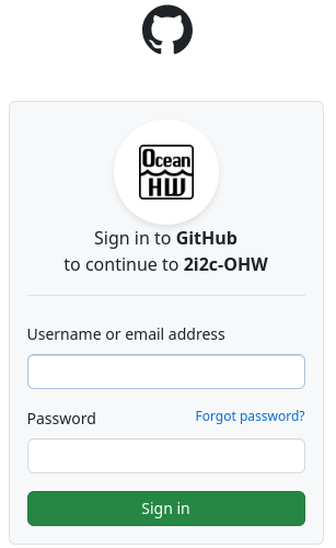 sign-in with github