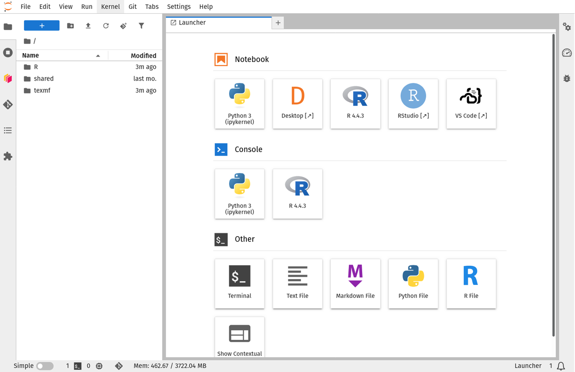 JupyterLab - inglés